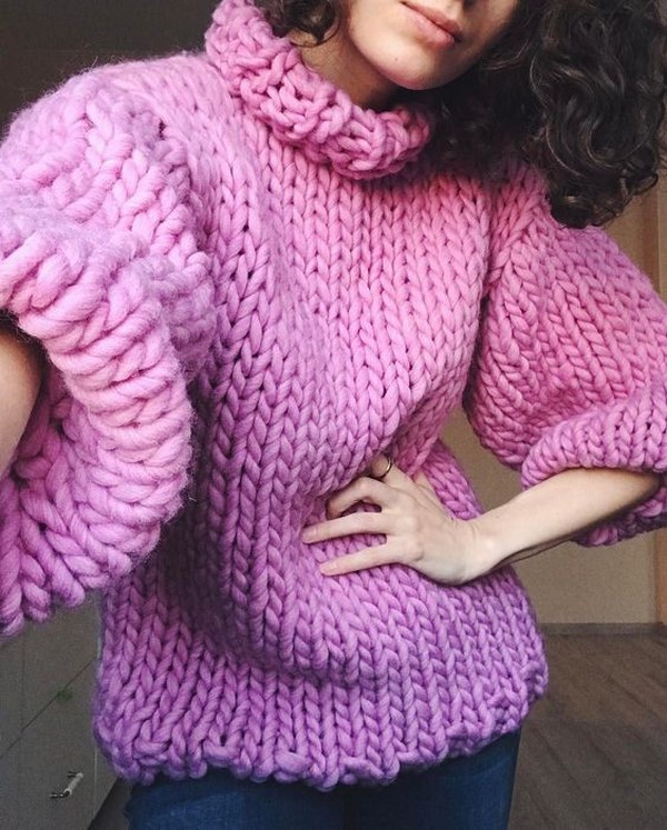 Sweater fesyen wanita 2019-2020 - trend, model baru, gambar busana bergaya dengan sweater