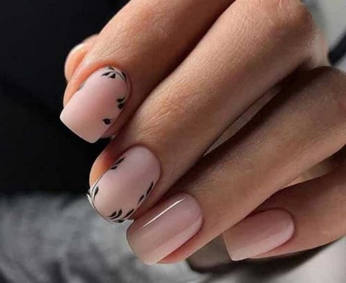 Beige nail design: fresh news and new trends of manicure beige