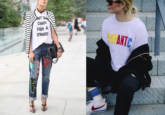 The most stylish t-shirts, tops, t-shirts: photo images and ideas for every day