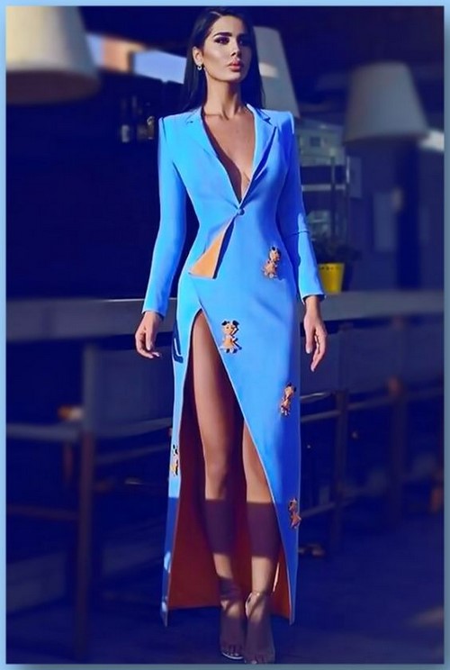 Trembling blue dresses: the best ideas of styles and models