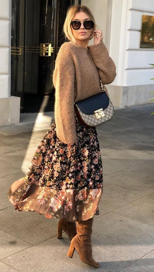 Must have among the skirts! Trendy midi skirts in trendy looks