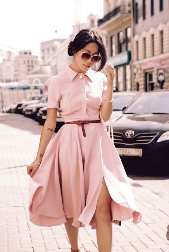 Rózsaszín ruhák - fotó exkluzív esti, koktél- és alkalmi íjak
