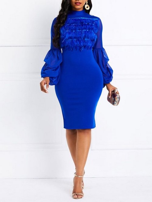Vakarinės, kokteilinės, kasdieniškos mėlynos suknelės: stiliai, nauji modeliai
