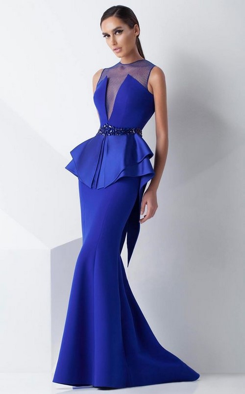 Βραδινό, κοκτέιλ, casual μπλε φορέματα: στυλ, νέα μοντέλα