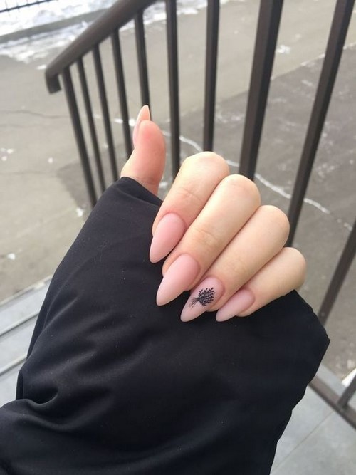 Spectacular manicure on long nails. New Design