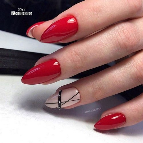 Spectacular manicure on long nails. New Design