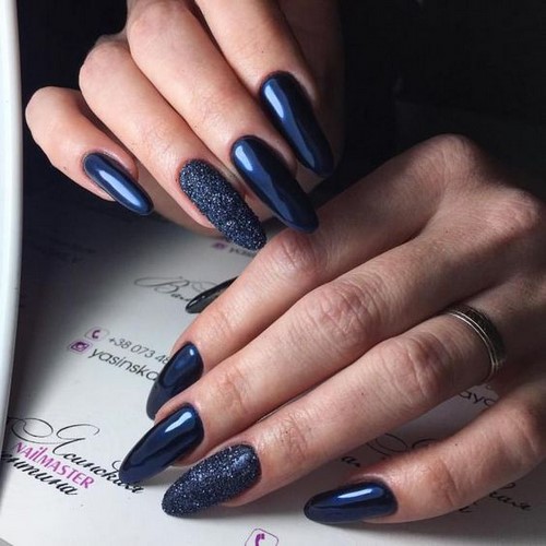 Spectacular manicure on long nails. New Design