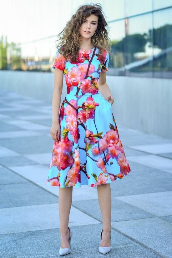 Blomsterkjoler - det bedste tøj til blide fashionistas
