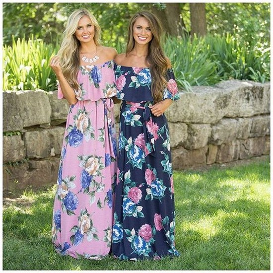 Květinové šaty - nejlepší oblečení pro jemné módy