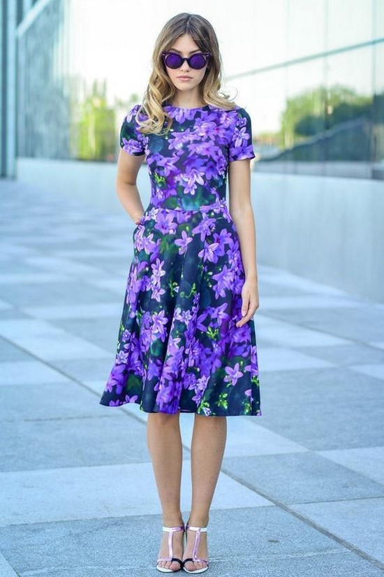 Цвјетне хаљине - најбоља одјећа за њежне фасхионистице