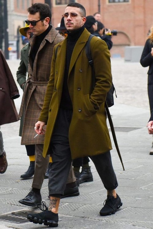 Casacos de homem elegante 2019-2020: tendências fotográficas e novos itens