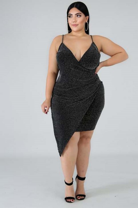 New Year dresses for overweight ladies. Photo collection of models