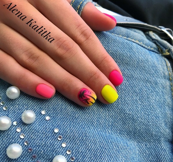 Świeże trendy krótkie wzornictwo do manicure. Zdjęcie Pomysły Trendy